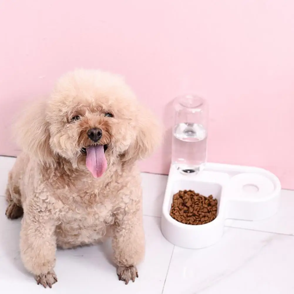 Multi-function Pet Bowl Corner Pet Bowl Heart-shaped Automatic Pet Drinking Bowl for Cats Small-medium Dogs with Splash - Image 2