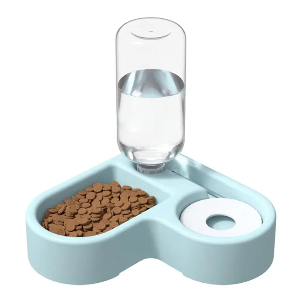 Multi-function Pet Bowl Corner Pet Bowl Heart-shaped Automatic Pet Drinking Bowl for Cats Small-medium Dogs with Splash - Image 8