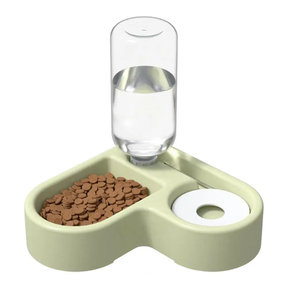 Multi-function Pet Bowl Corner Pet Bowl Heart-shaped Automatic Pet Drinking Bowl for Cats Small-medium Dogs with Splash - Image 9